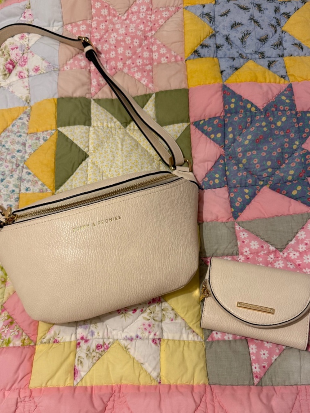 Poppy & Peonies Lot - The Sidekick & Margaux Wallet